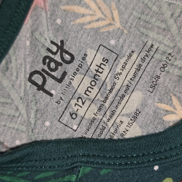 Little Sleepies Play HOLLY JOLLY twirl dress w/ bodysuit 6-12mo - Picture 4 of 4